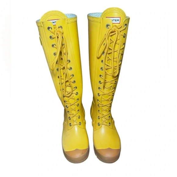 Yellow Hunter Rain Boots Hunter Shoes Hunter Womens Yellow Tall